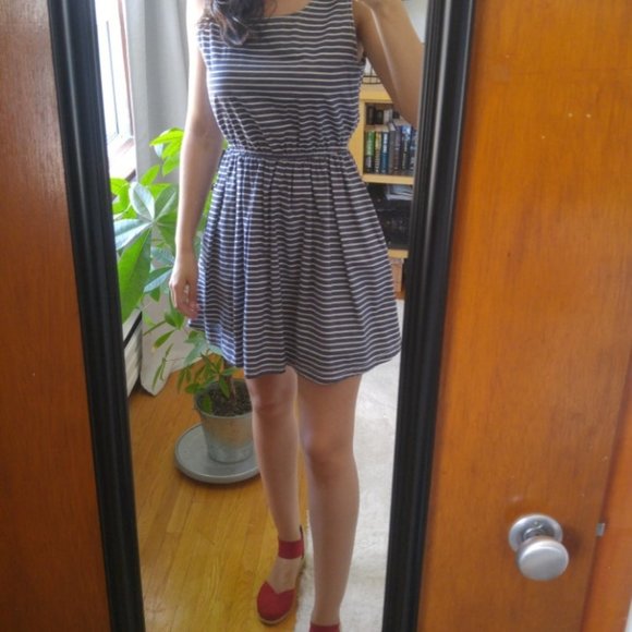 SOLD; Superdry Nautical Stripe Cotton Dress - Picture 4 of 15